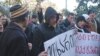 Демонстрация оппозиции в Тбилиси. Январь 2008