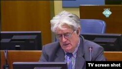 Radovan Karadžić u sudnici,rujan 2011