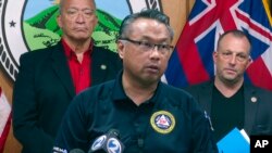 Shefi për menaxhim të emergjencave në Maui të Havait, Herman Andaya.