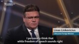 Lithuania's Linkevicius Says Censorship Is No Answer To Propaganda