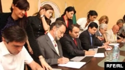 მემორანდუმის ხელმოწერისას