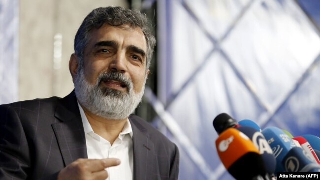 Iranian Atomic Energy Organization spokesman Behrouz Kamalvandi (file photo)