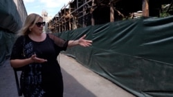 After Fleeing Mariupol, Ukrainian Woman's New Life Destroyed In Russian Attack
