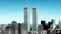 Нью-Йорк, башни Всемирного торгового центра. 1990 год