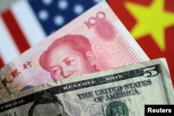 Доллар США и китайский юань