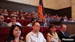 Armenia - The opposition Zharangutyun (Heritage) party holds a congress in Yerevan.