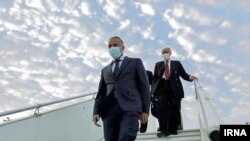 Mustafa Al-Kadhimi arriving in Tehran for a two-day visit. July 21, 2020. 