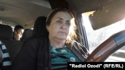 Tajik woman driver