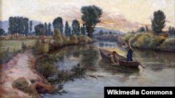 Лорас Бішап Прэт, «Рыбалка на рацэ Кэш» (1901).