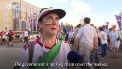 Iran's Female Fans Ditch Their Head Scarves