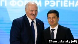 Александр Лукашенко и Владимир Зеленский, 2019 год