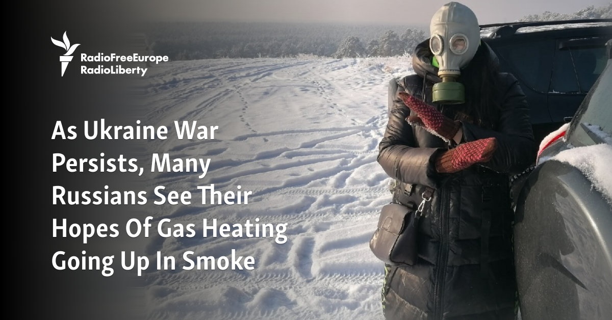 Оскільки війна в Україні триває, багато росіян бачать, що їхні надії на газове опалення згасають