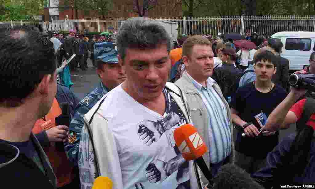 Борис Немцов на "Марше миллионов"