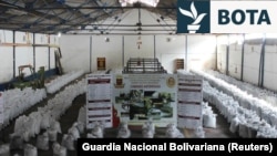 Kokainë e sekuestruar në Venezuelë më 2016. 