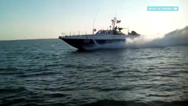 Как украинские пограничники патрулируют Азовское море (видео)