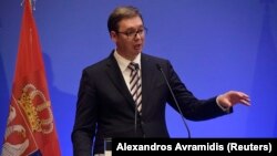 Српскиот претседател Александар Вучиќ