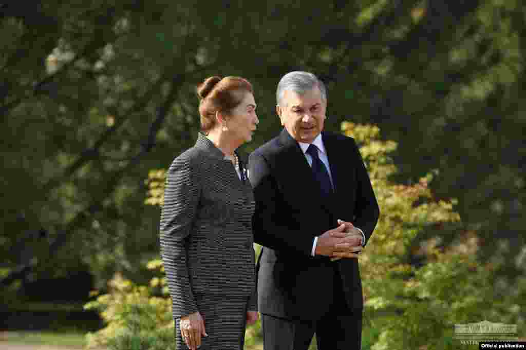 Uzbekistan - Day of Remembrance of the First President Islam Karimov. Photo from the president&#39;s website.