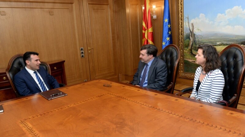 Палмер на средба со Заев за поддршка за влез во ЕУ и НАТО и спорот за името 