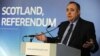 First Minister of Scotland Alex Salmond gives a speech to launch the consultation for an independence referendum in Edinburgh on January 25.