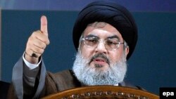 Shefi i grupit militant, Hezbollah, Hassan Nasrallah 