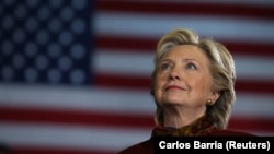 Кандидат в президенты от Демократической партии США Хиллари Клинтон. 22 октября 2016 года.