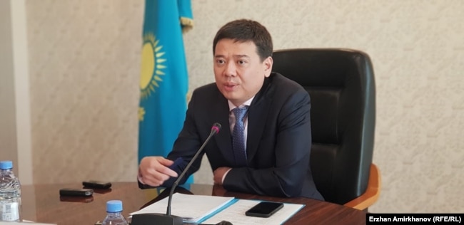 Министр юстиции Марат Бекетаев. Астана, 2 августа 2019 года