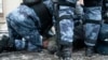 Задержание участника протестов в Москве, 31 января 2021 года