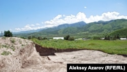 На месте раскопок городища Талхиз. Талгар, 20 июня 2009 года.