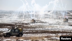 Військовослужбовці беруть участь у навчаннях НАТО STEADFAST DART-2026 у Бергені. Німеччина, 19 лютого 2026 року.