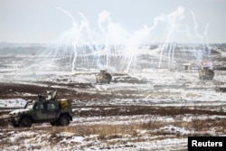 Військовослужбовці під час навчання НАТО Steadfast Dart 2026 у Бергені. Німеччина, 19 лютого 2026 року