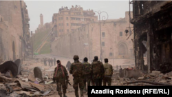 Siriýanyň Aleppo şäheri. 