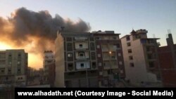 Pamje nga eksplodimi i sotëm në El-Arish  të Egjiptit