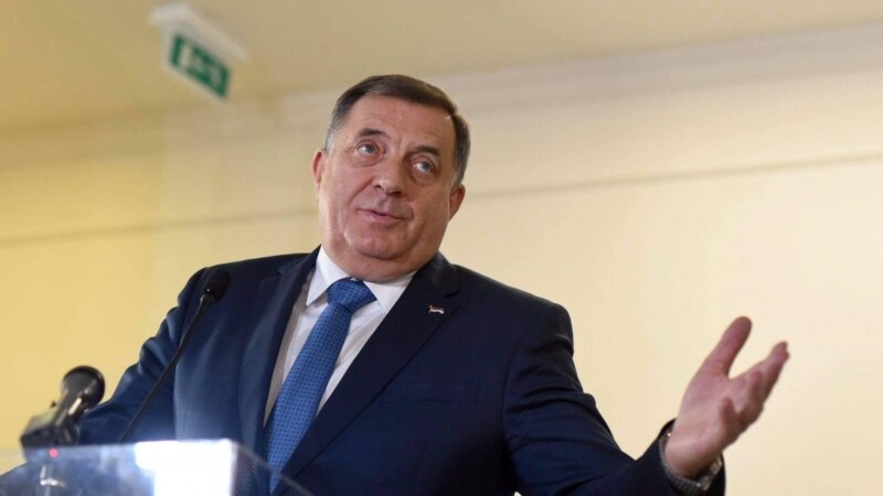 Додик: Санкции на ЕУ ќе го означат датумот на независна Република Српска