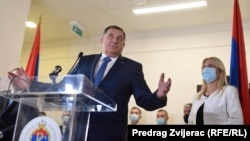 Milorad Dodik, član Predsjedništva Bosne i Hercegovine i Željka Cvijanović, premijerka Republike Srpske