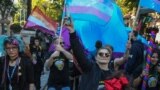 Montenegro -- LGBT pride (gay) in Podgorica, October 16, 2021.