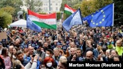Podrška mađarske opozicije, 10. oktobar Budimpešta 