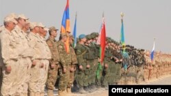Հայաստանի ԶՈՒ զինծառայողները մասնակցում են ՀԱՊԿ զորավարժությունների, արխիվ