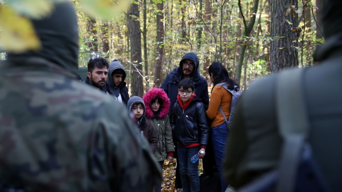 Курдський журналіст зняв відео, на якому мігранти штурмують білорусько-польський кордон