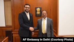 حمد الله محب د پنجشنبې په ورځ په نوي ډهلي کې له خپل هندي سیال سره د لیدو پر مهال دا خبره کړې ده.
