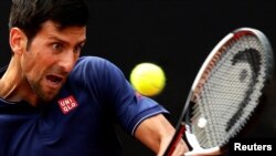 Serbian tennis star Novak Djokovic (file photo)