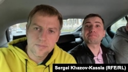 Основатель проекта Gulagu.net Владимир Осечкин (слева) и его информатор Сергей Савельев, рассказавший о системе пыток во ФСИН