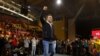 Премиерот и лидер на СДСМ Зоран Заев на предизборен собир на кандидатот за градоначалник на Скопје Петре Шилегов 