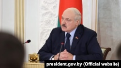 Lideri bjellorus, Alyaksandr Lukashenka. Fotografi nga arkivi. 