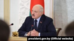 Lideri autoritar bjellorus, Alyaksandr Lukashenka. 