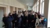 Pamje nga një qendër votimi në Mitrovicë të Veriut.

