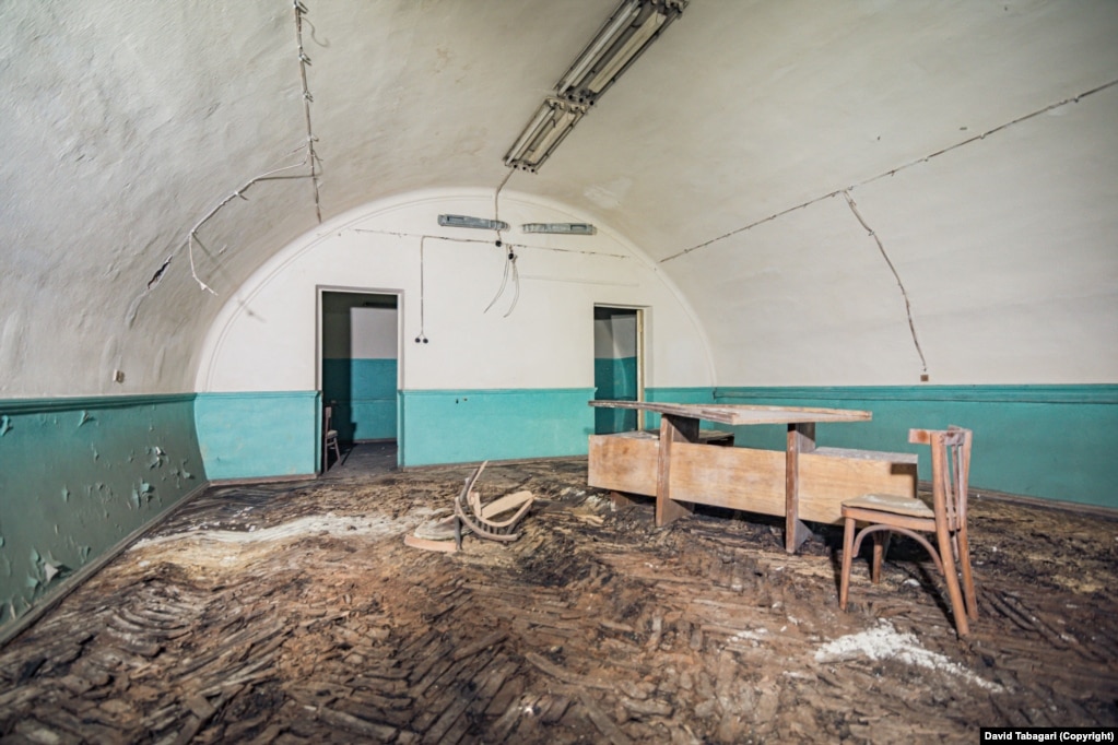 An underground room beneath Tbilisi.