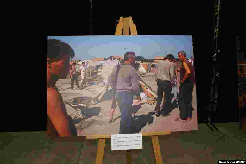 Logor Trnopolje kod Prijedora, august 1992. godine.