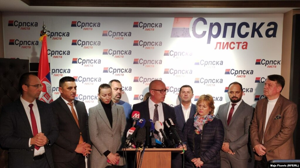 Konferencë e Listës Serbe lidhur me zgjedhjet lokale të 17 tetorit.