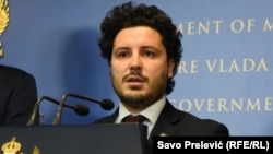 Potpredsjednik Vlade Crne Gore Dritan Abazović (arhivska fotografija, oktobar 2021)