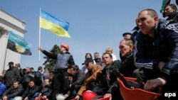 Простест шахтарів біля Верховної Ради, 23 квітня 2015